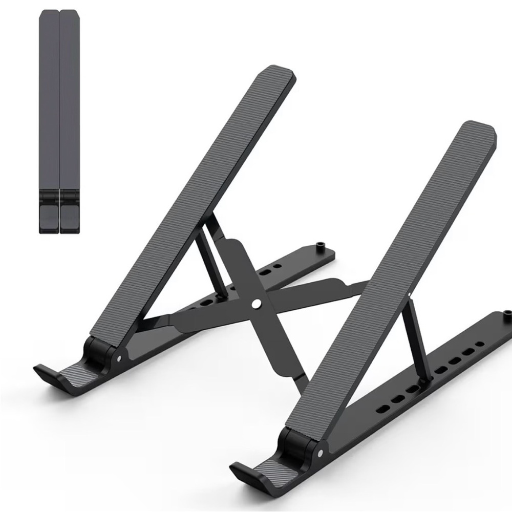 Laptop Stand for Desk, Adjustable Laptop Riser ABS+Silicone‎ Foldable Portable
